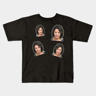 Luann de Lesseps Mugshot on repeat Kids T-Shirt